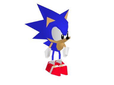 Sonic R Sonic Vector Sprite