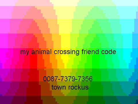 animal crossing wii friend code