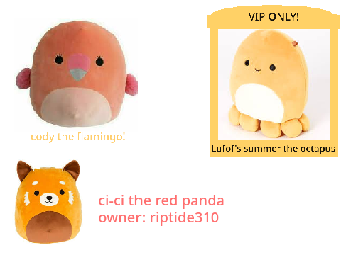 NEW!! VIP squishmallow sieries!