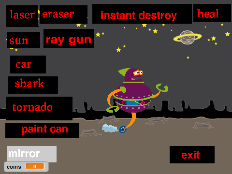 destroy the robot