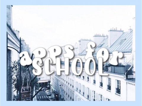 ✄ apps for school 