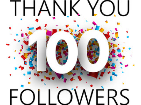 100 FOLLOWERS!