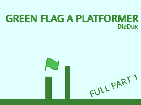 Green flag a platformer