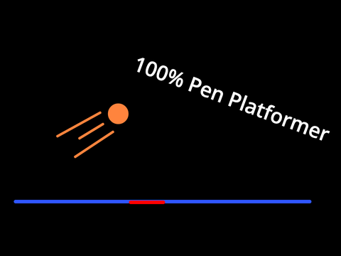 Pseudo 100% Pen Platformer                                  #games  #Griffpatch #Griffpatch_tutor