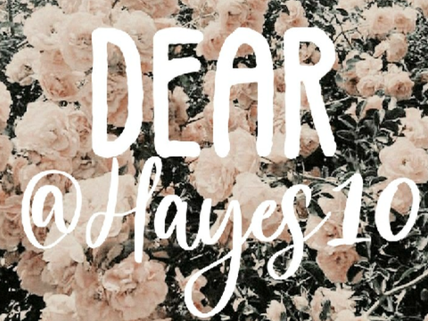 dear @Hayes10...