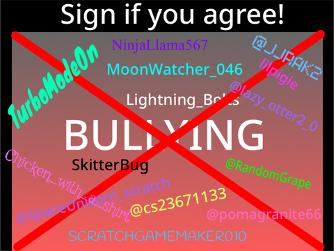 Sign To Stop Bullying! remix remix remix