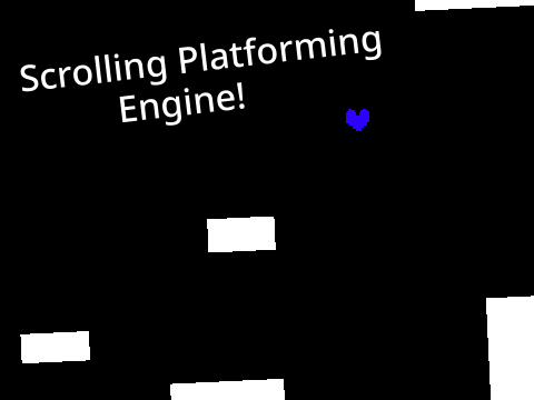 Scrolling platforming engine