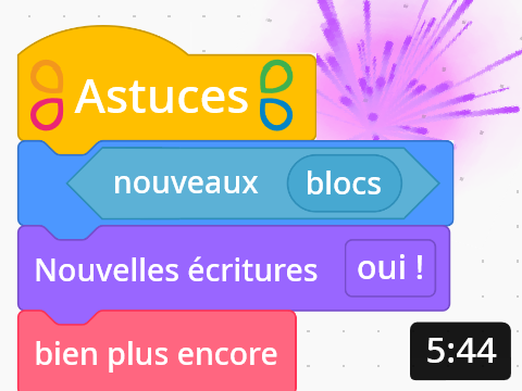 ▶ ❄️ Astuces Scratch ❄️