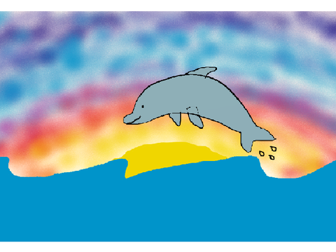Animal Art Collab dophin entry