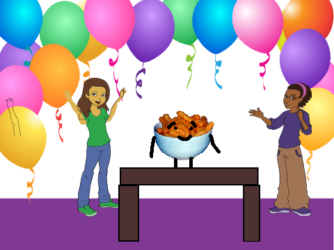 Make your own cheesy puff world! remix