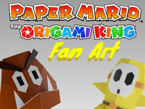 Paper Mario: The Origami King Fan Art