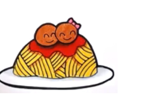 Spaghetti drawing 