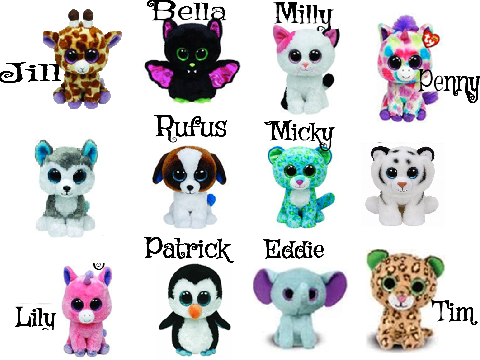 Beanie boos and Licky store
