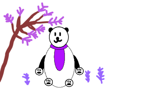 Lilac panda for @Uniboo2