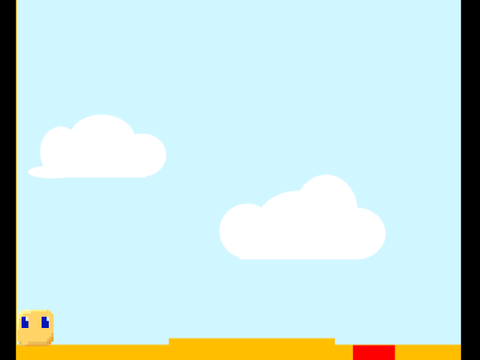 First scrolling game