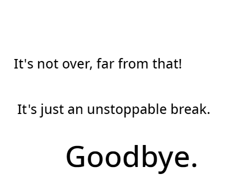 boys, I have bad news