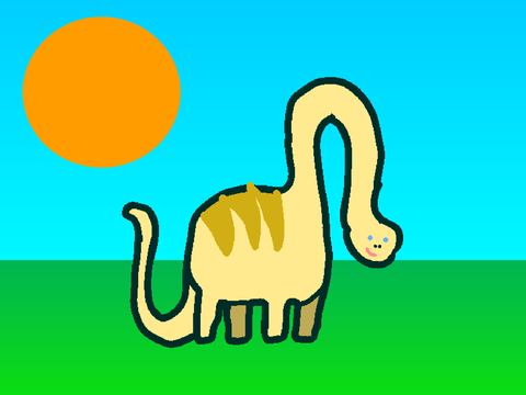 My Dinasour Drawing 