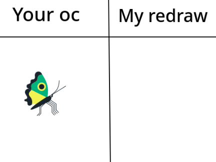 Your oc || My redraw remix