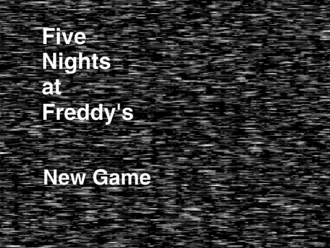 Five Nights at Freddy's NOT FINISHED