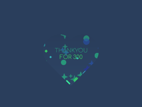 thank you for 300!