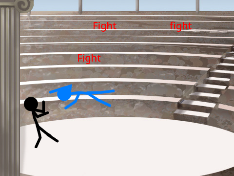 blue VS black incomplete version ( in progress)