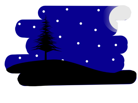 Night || Flat Art