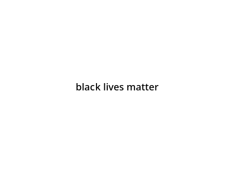 black lives matter.