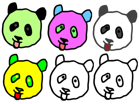 Color a Panda and Remix it! 