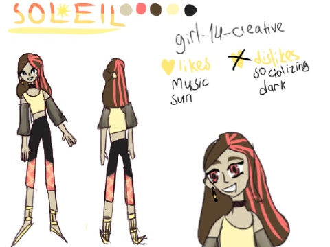 OC ref sheet || Soleil