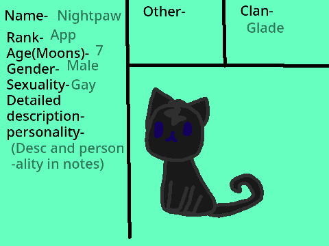MIS cameo- Nightpaw