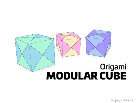 How To Make An Origami Modular Cube