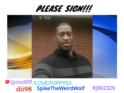 Sign this to Show Your Support to George Floyd remix remix remix remix