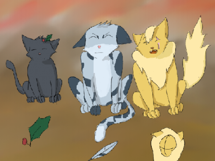 Jayfeather, Hollyleaf, and Lionblaze