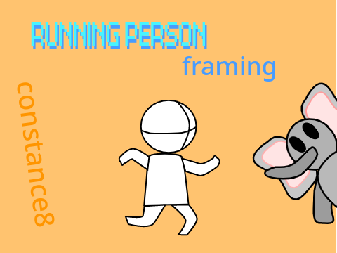 Running Person FRAMING (animation)