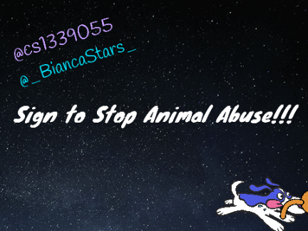 Sign to Stop Animal Abuse Remix