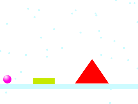 Pink Ball's Snowy Adventure - Platformer (mobile friendly)
