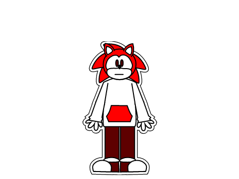 White outline test