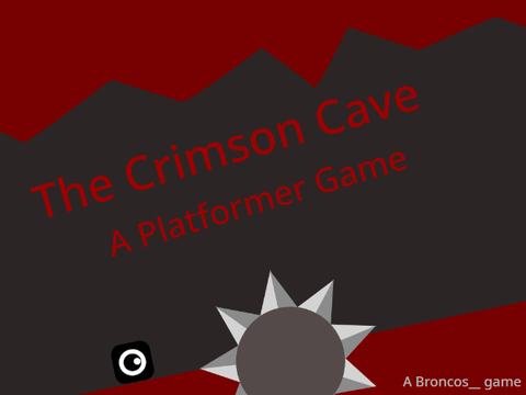 The Crimson Cave - a platformer game