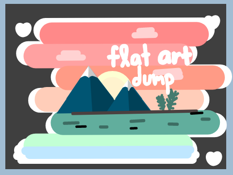 flat art dump