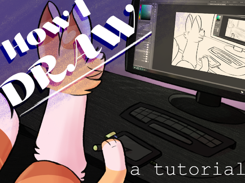 Drawing tutorial!! // How I draw cats!