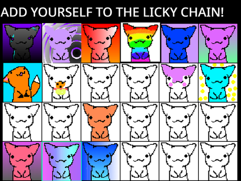 Add Yourself to the Licky Chain!  lots of remixes!  remix