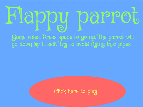 Flappy Parrot Game 