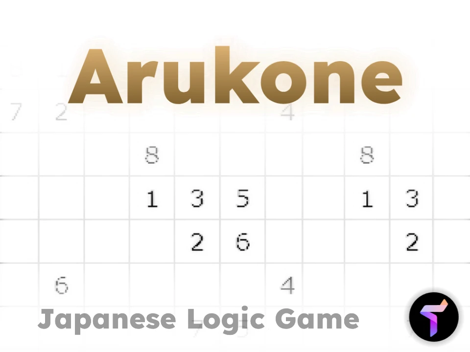 Arukone (Japanese Logic Game) ✦ TimMcCool games