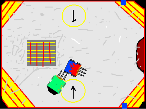 Robot Arena With A Walrus