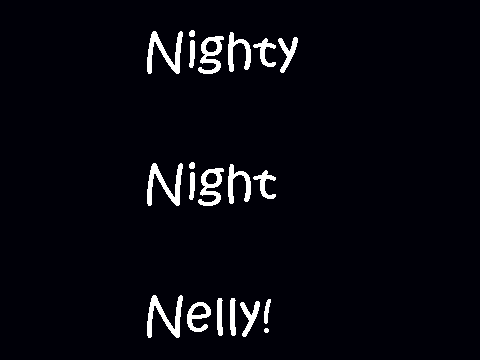 Nighty Night Nelly