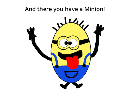 How to draw a minion (lazy version)