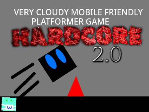 Very Cloudy 2.0 hardcore mobile friendly platformer BETA