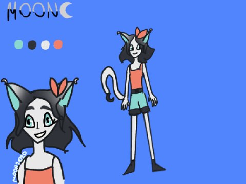 New Main OC! || Moon ref sheet