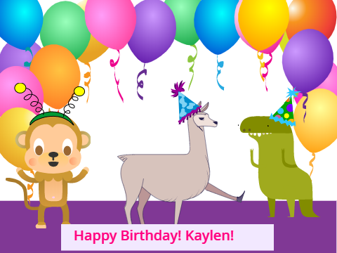 Happy Birthday Kaylen!