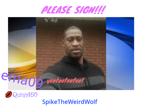 Sign this to Show Your Support to George Floyd 
